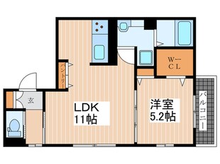 グランテリア楽々園Wの物件間取画像